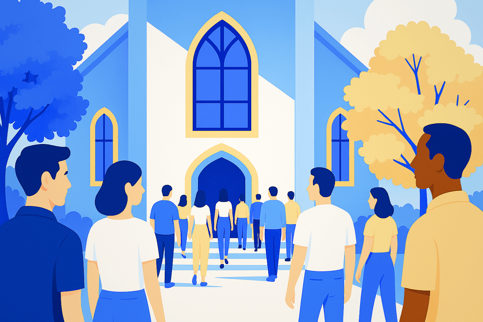 American revival graphic